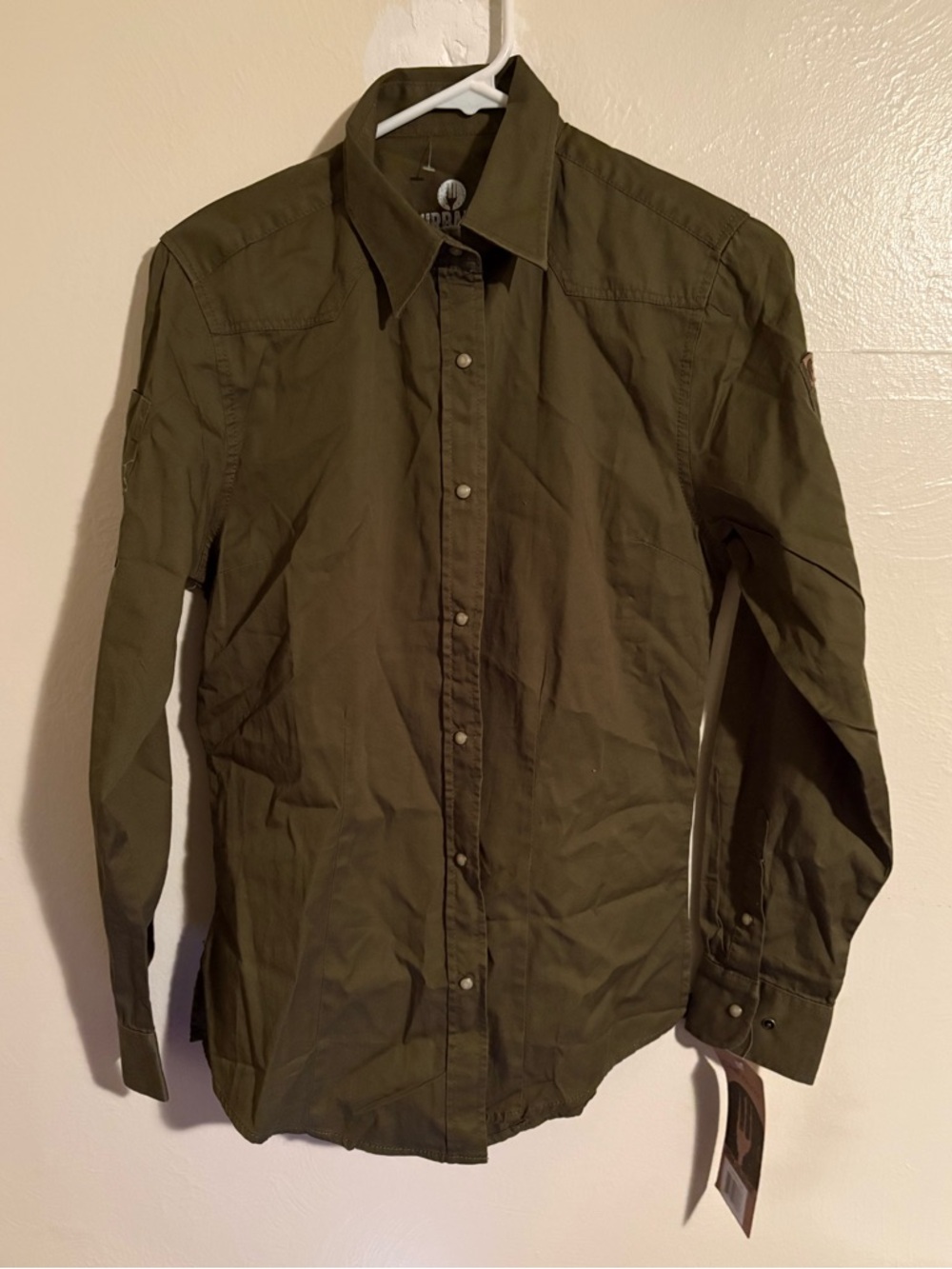 Chef Works Urban Collection Olive Green Utility Shirt